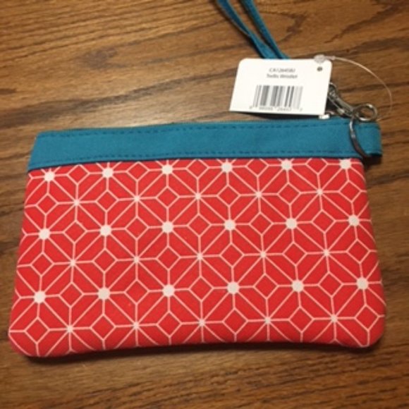 Monogram Wristlet/Cosmetic Bag "J" New with Tag - Picture 3 of 6